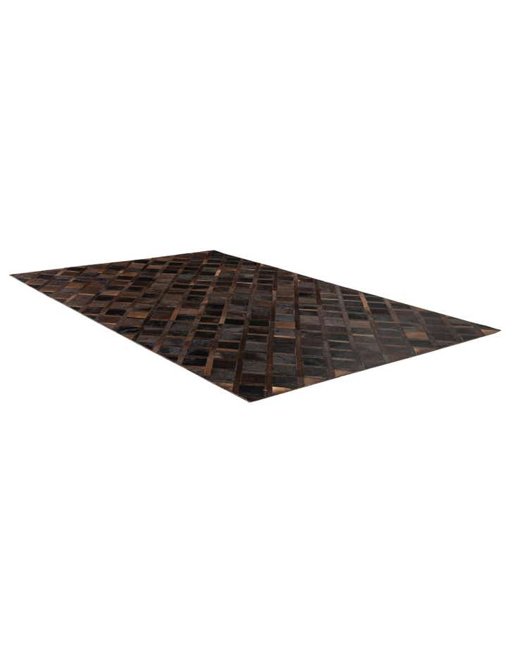 4' 11 x 8' 3 Cowhide - Patchwork Rug