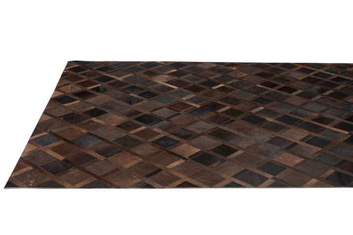 4' 11 x 8' 3 Cowhide - Patchwork Rug