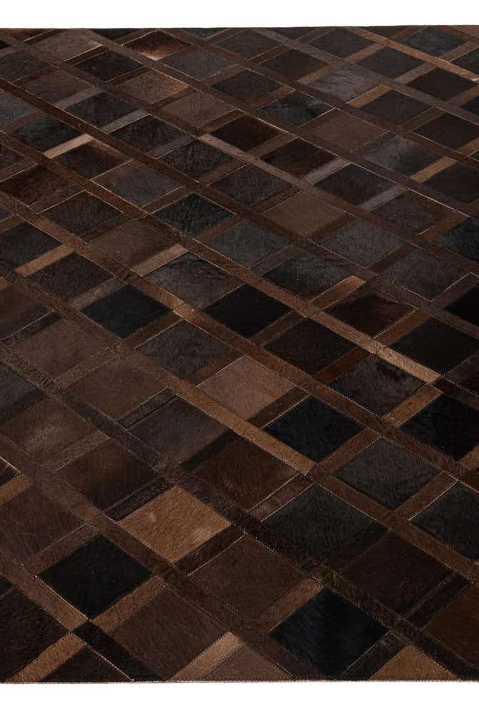4' 11 x 8' 3 Cowhide - Patchwork Rug