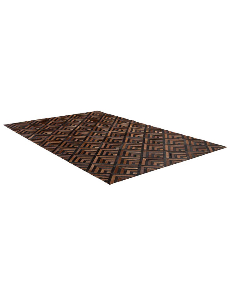 Detail image of 5' 1 x 7' 11 Cowhide - Patchwork Rug
