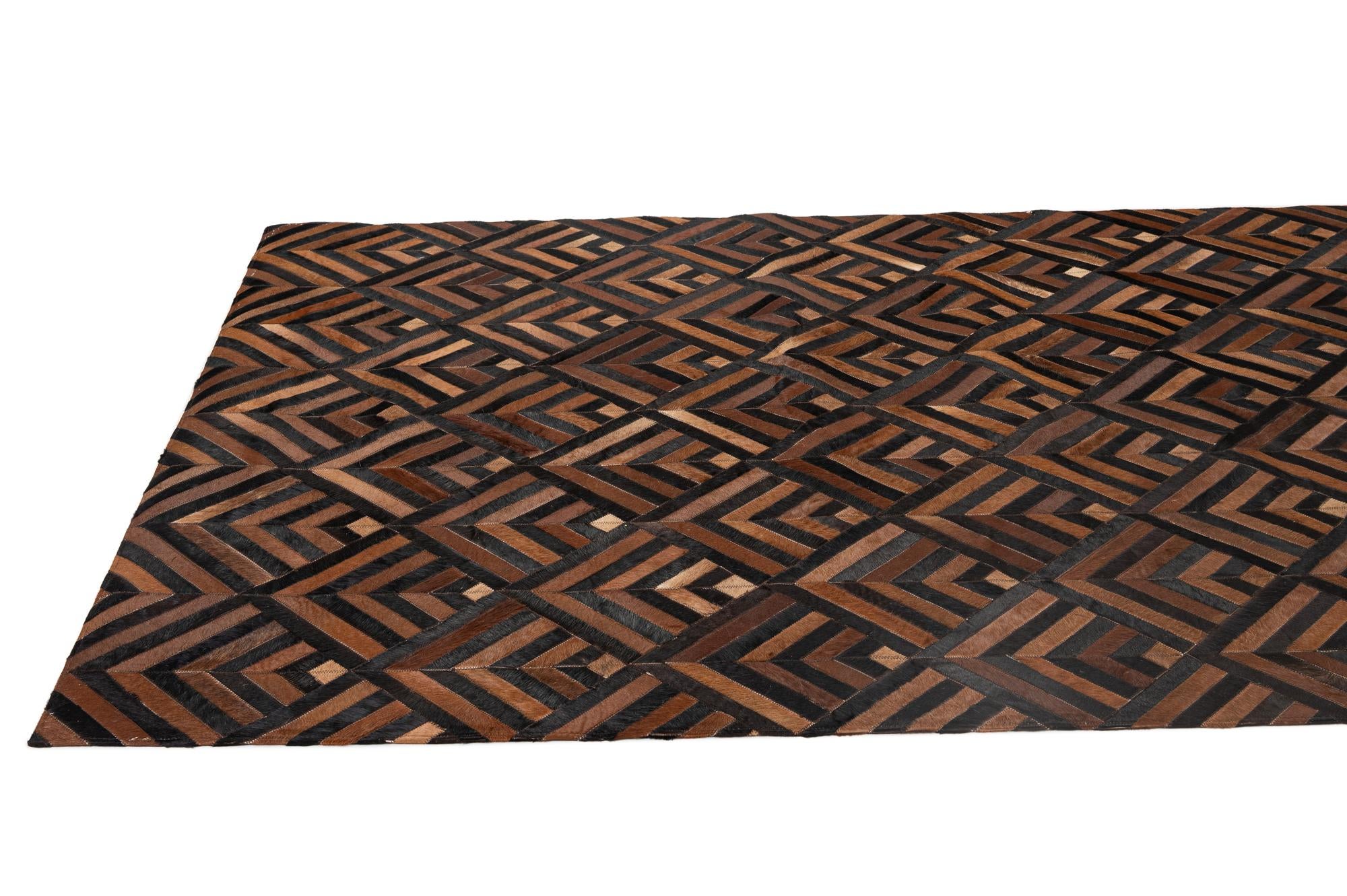 5' 1 x 7' 11 Cowhide - Patchwork Rug