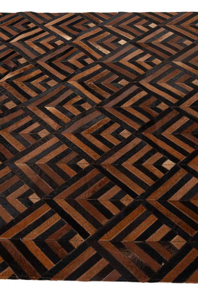 5' 1 x 7' 11 Cowhide - Patchwork Rug