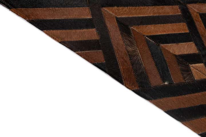 5' 1 x 7' 11 Cowhide - Patchwork Rug