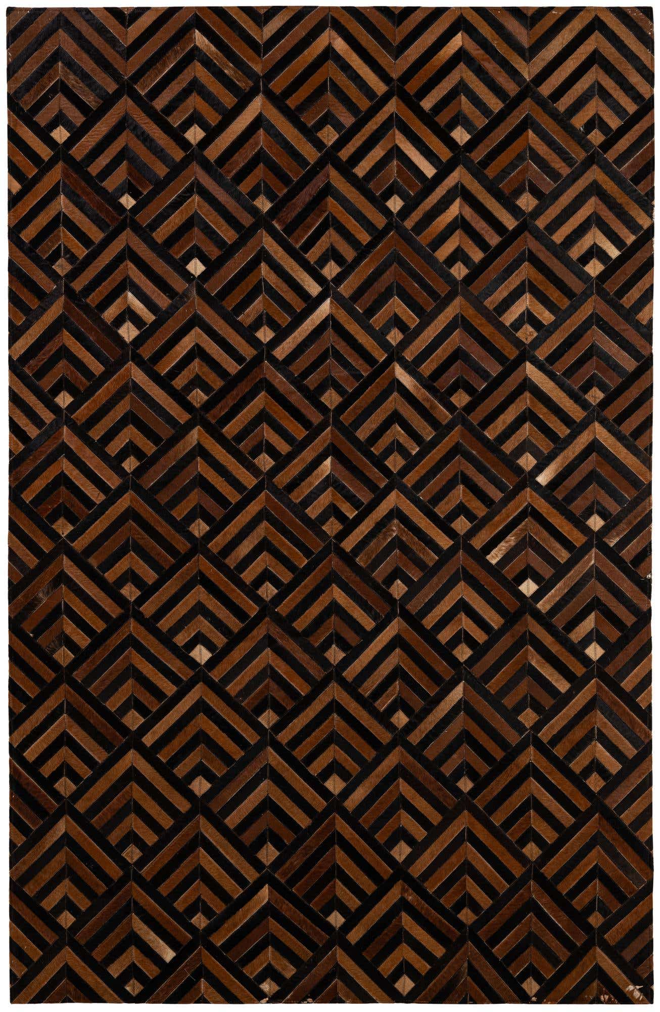 5' 1 x 7' 11 Cowhide - Patchwork Rug