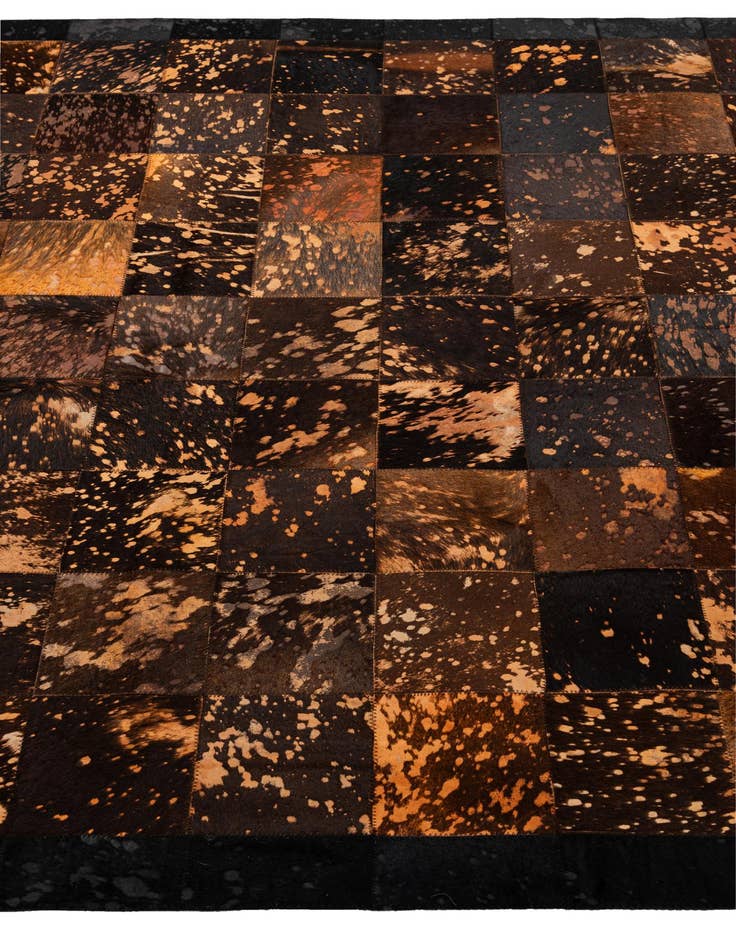 Detail image of 5' 4 x 7' 6 Cowhide - Patchwork Rug