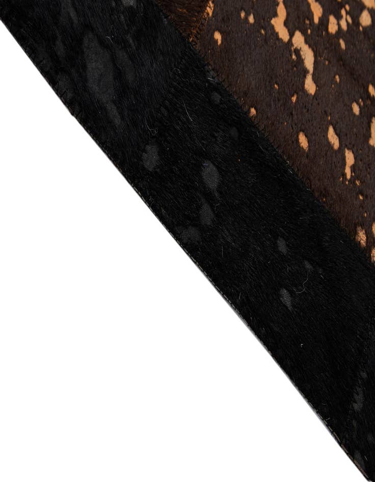 Detail image of 5' 4 x 7' 6 Cowhide - Patchwork Rug