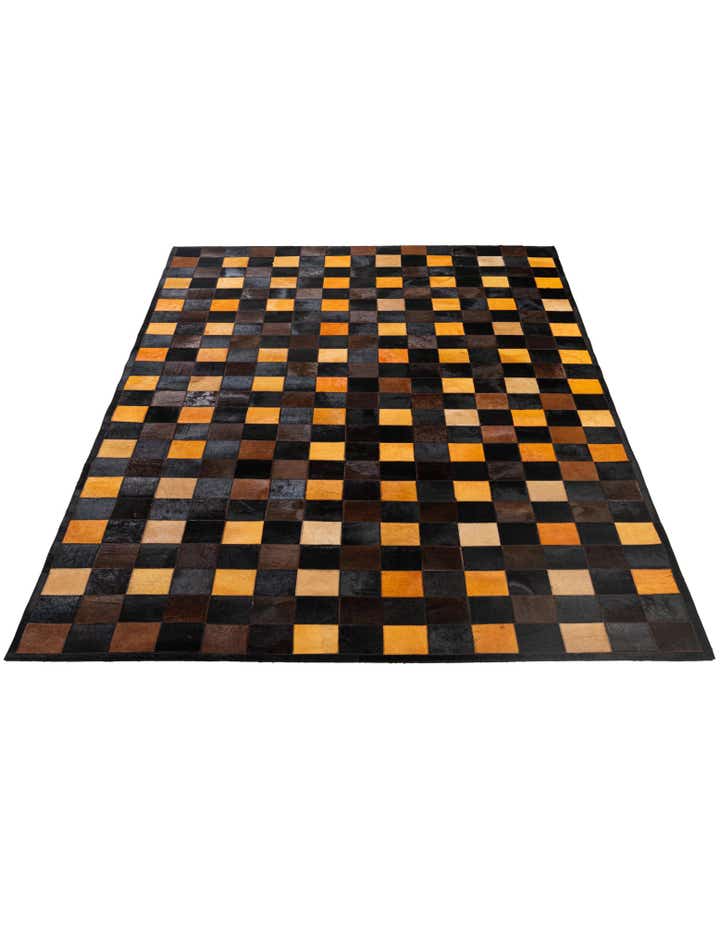 5' 2 x 8' Cowhide - Patchwork Rug