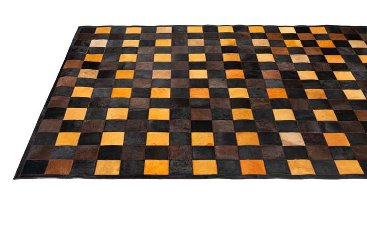 5' 2 x 8' Cowhide - Patchwork Rug
