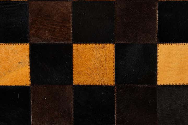 5' 2 x 8' Cowhide - Patchwork Rug