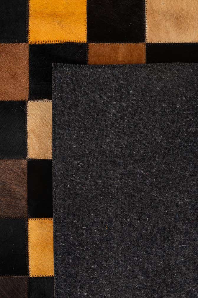 5' 2 x 8' Cowhide - Patchwork Rug