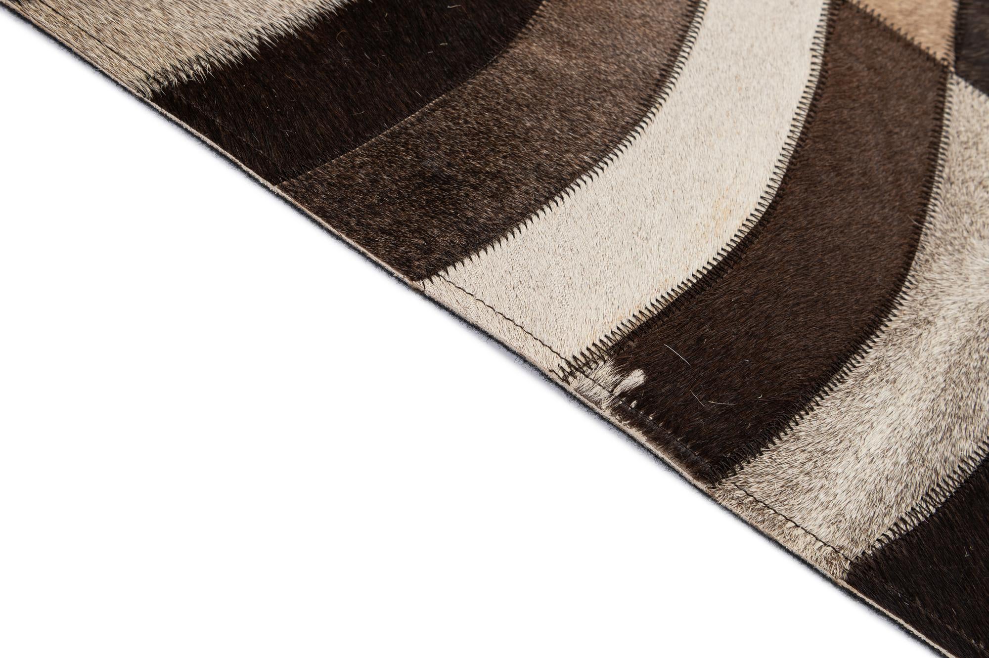 5' 1 x 7' 10 Cowhide - Patchwork Rug