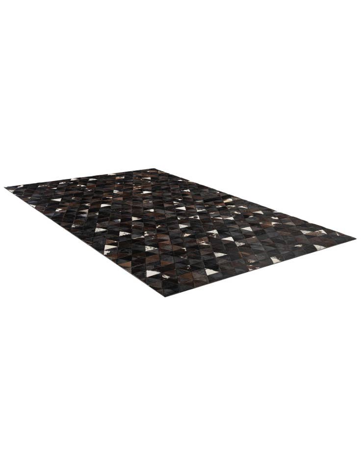 Detail image of 4' 11 x 7' 11 Cowhide - Patchwork Rug