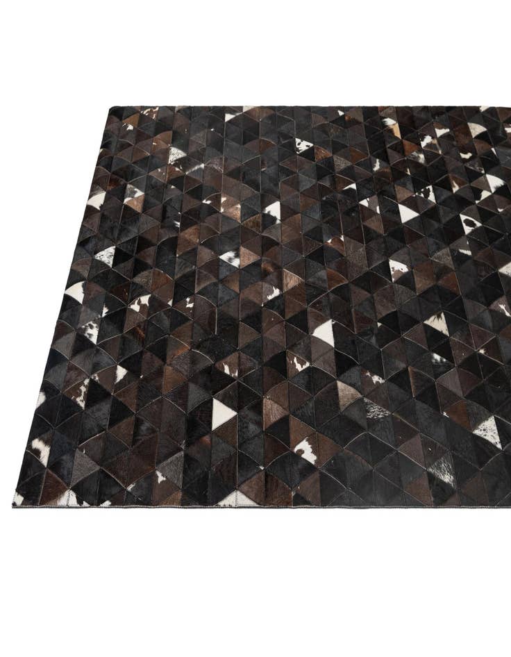 Detail image of 4' 11 x 7' 11 Cowhide - Patchwork Rug