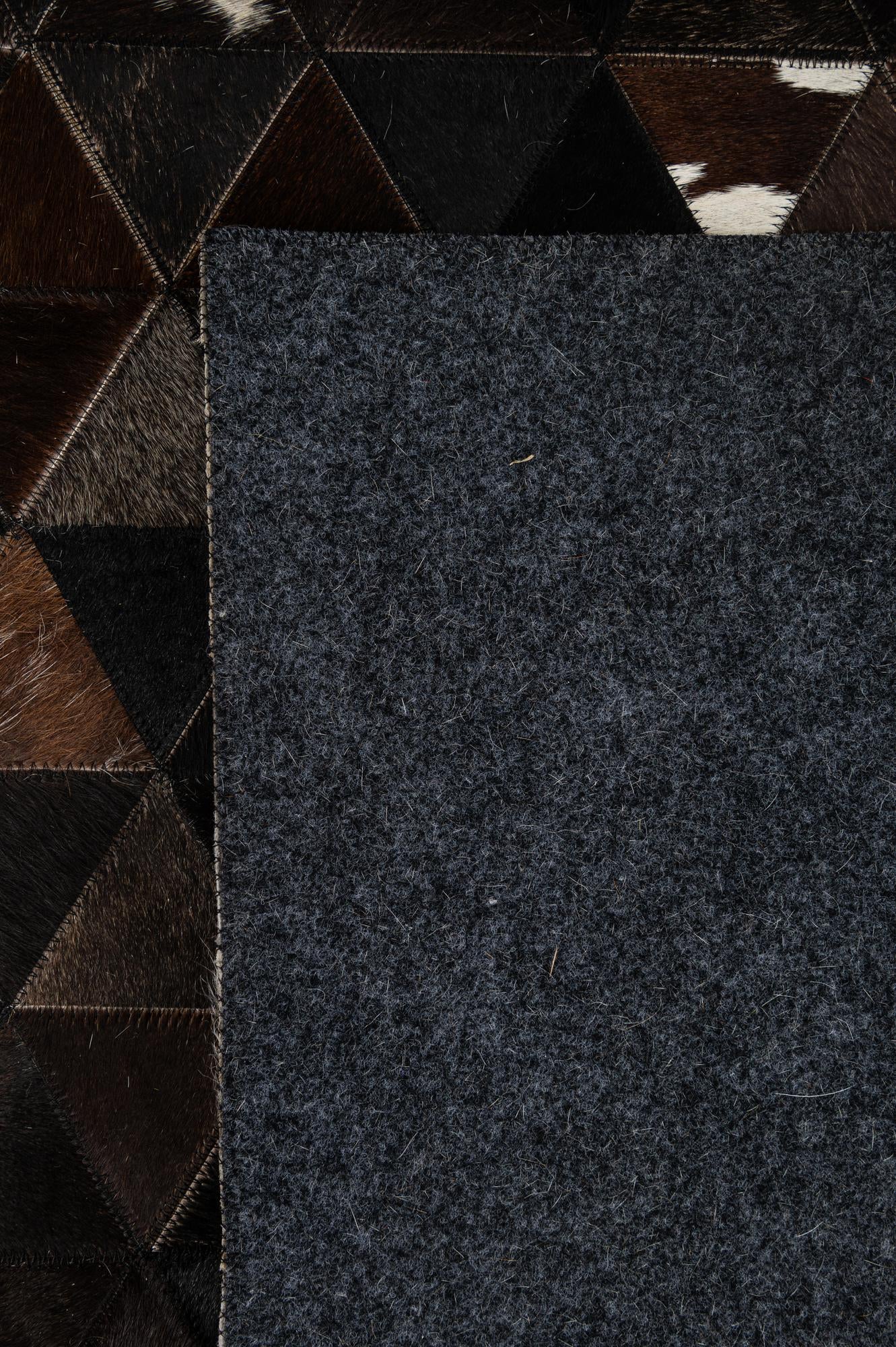 4' 11 x 7' 11 Cowhide - Patchwork Rug