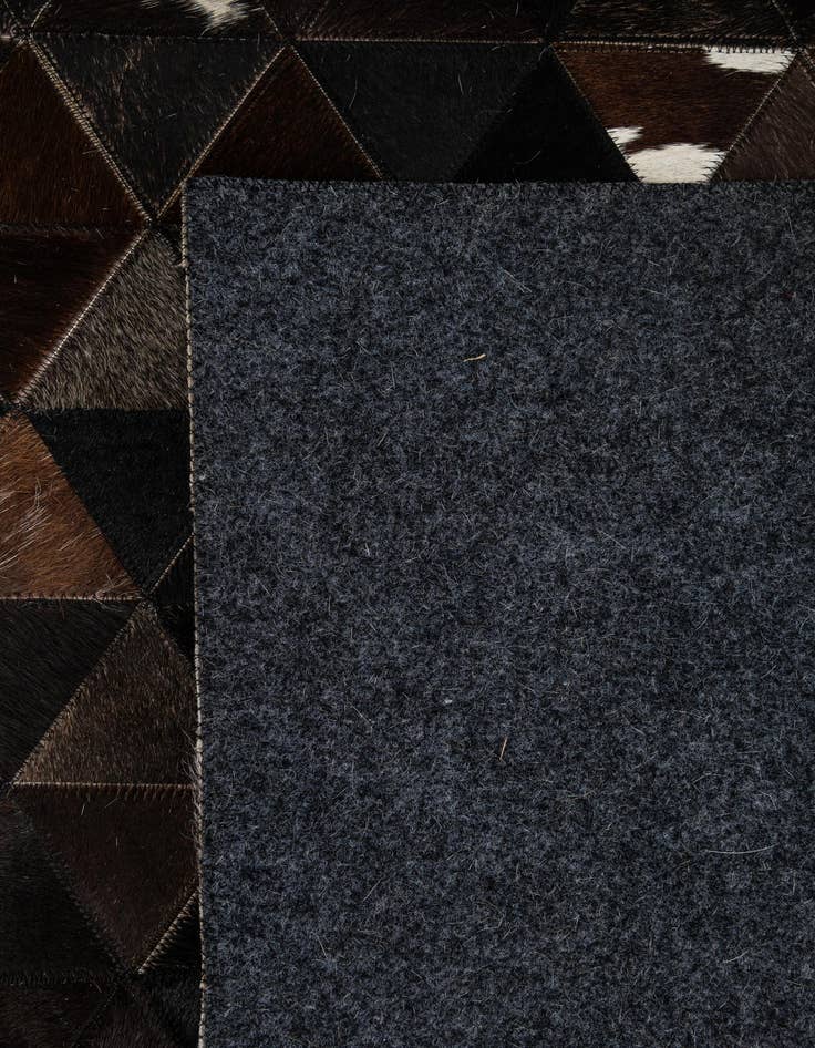 Detail image of 4' 11 x 7' 11 Cowhide - Patchwork Rug