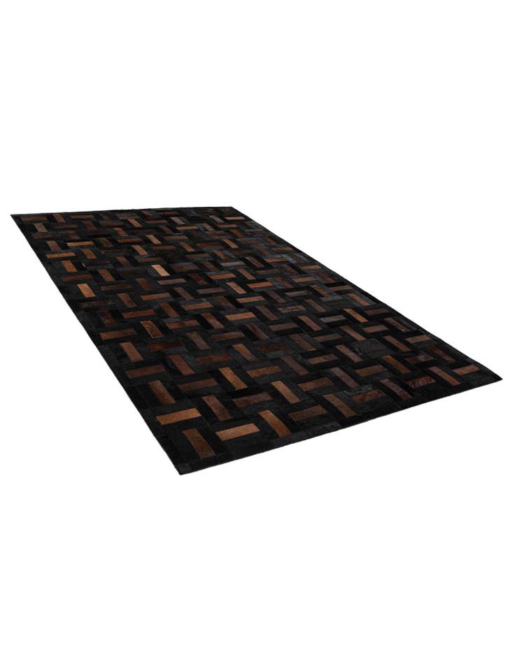 Detail image of 5' 3 x 8' 2 Cowhide - Patchwork Rug