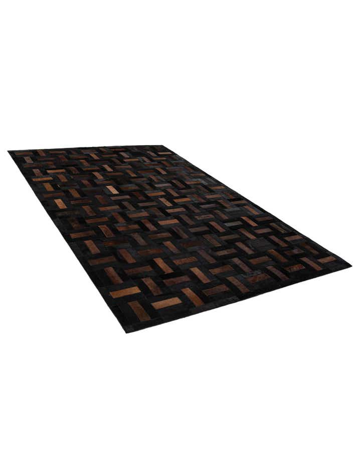 5' 3 x 8' 2 Cowhide - Patchwork Rug