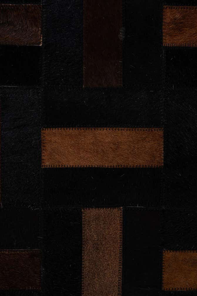 5' 3 x 8' 2 Cowhide - Patchwork Rug