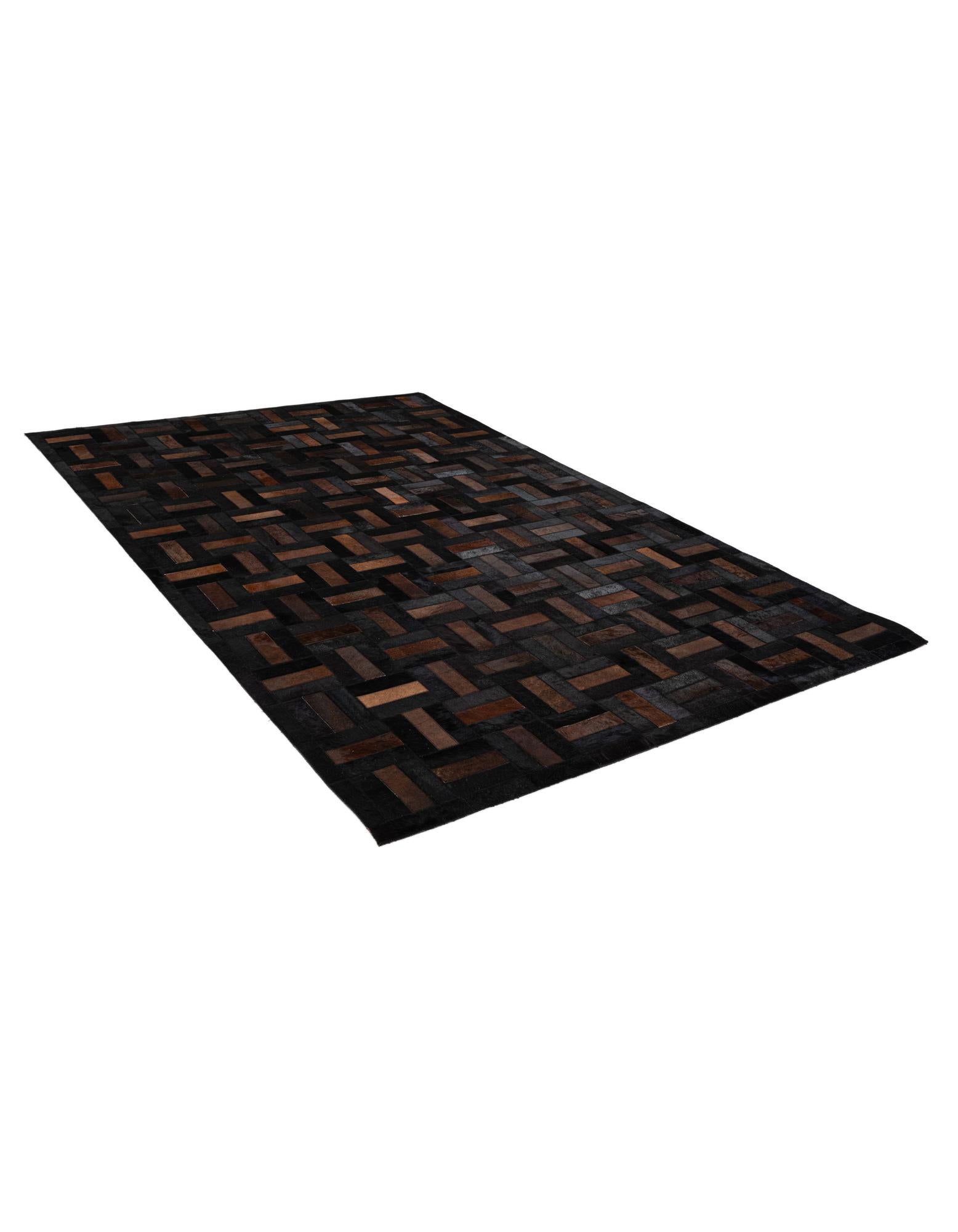 5' 1 x 8' 3 Cowhide - Patchwork Rug