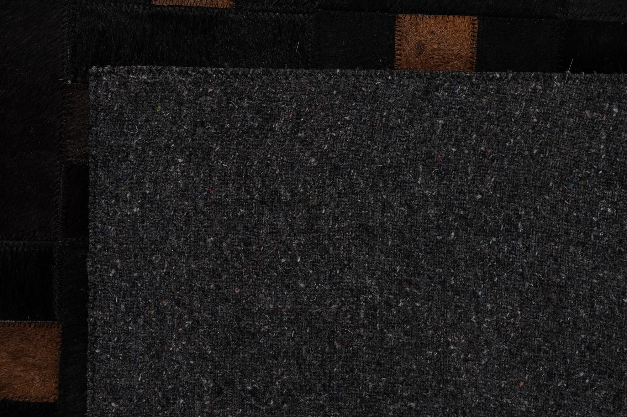 5' 1 x 8' 3 Cowhide - Patchwork Rug