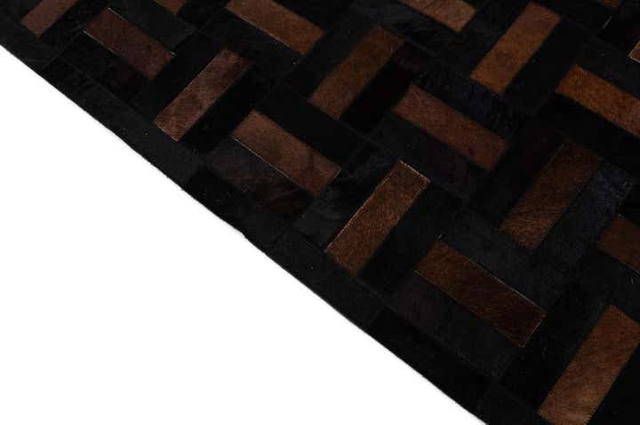 5' 3 x 8' 2 Cowhide - Patchwork Rug