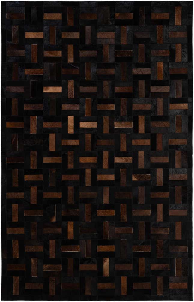 5' 3 x 8' 2 Cowhide - Patchwork Rug