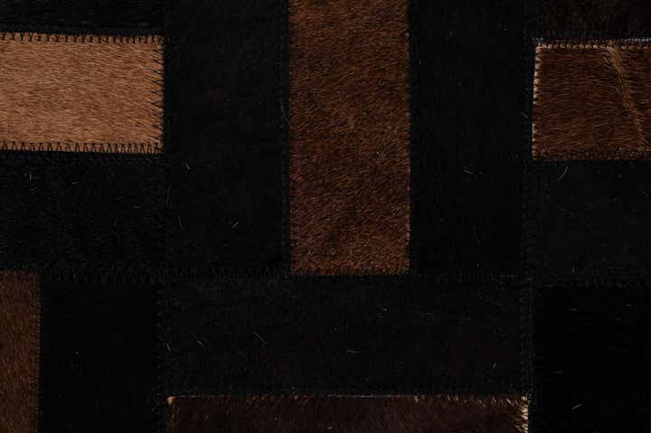 5' 3 x 8' 2 Cowhide - Patchwork Rug