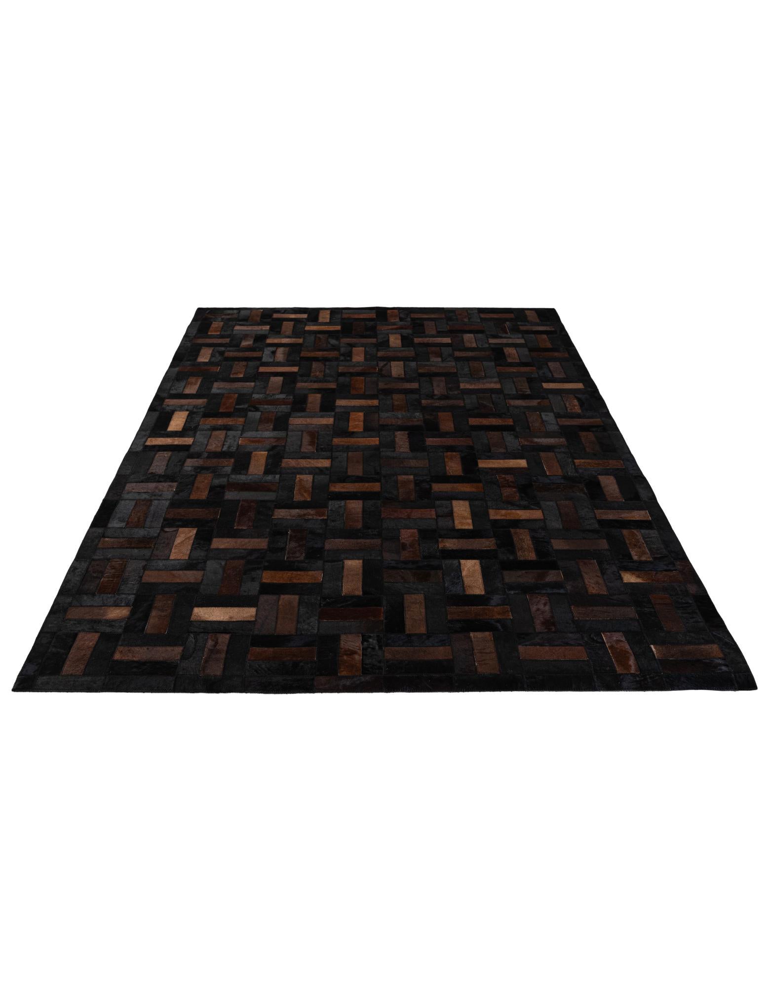 5' 1 x 8' 1 Cowhide - Patchwork Rug