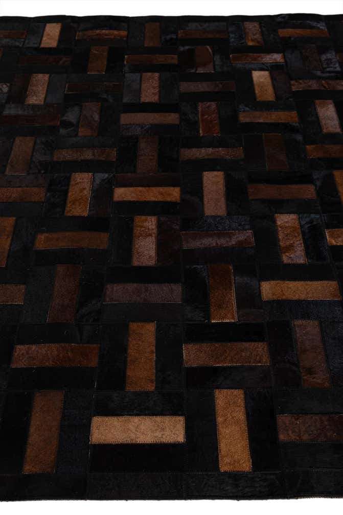 5' 1 x 8' 1 Cowhide - Patchwork Rug