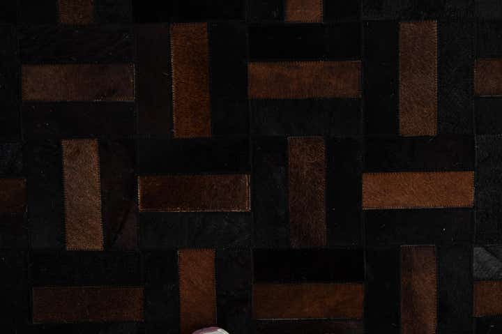 5' 1 x 8' 1 Cowhide - Patchwork Rug