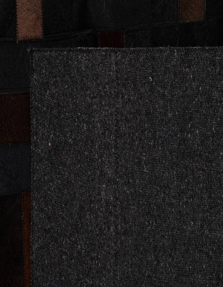 Detail image of 5' 1 x 8' 1 Cowhide - Patchwork Rug