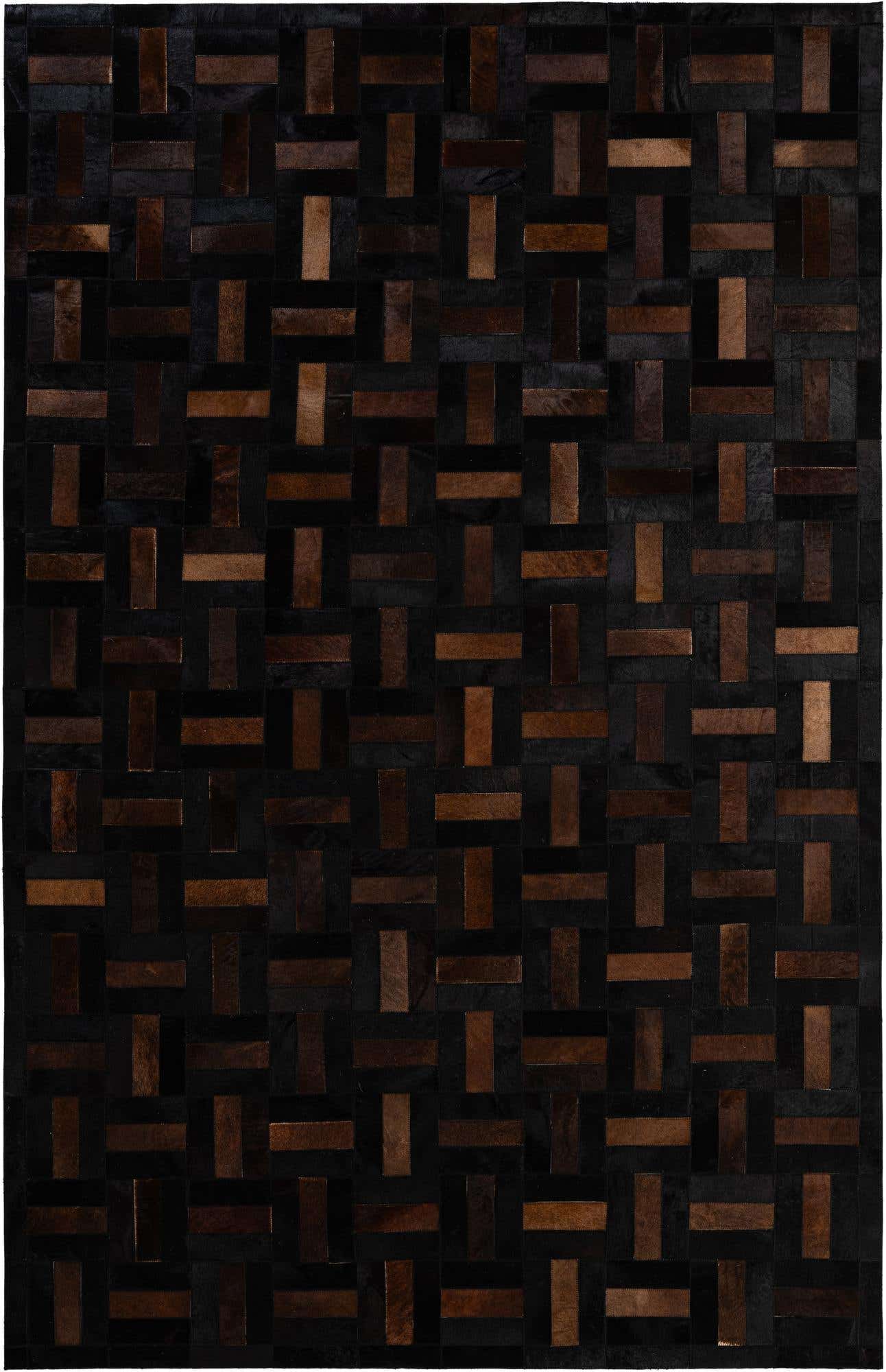 5' 1 x 8' 1 Cowhide - Patchwork Rug