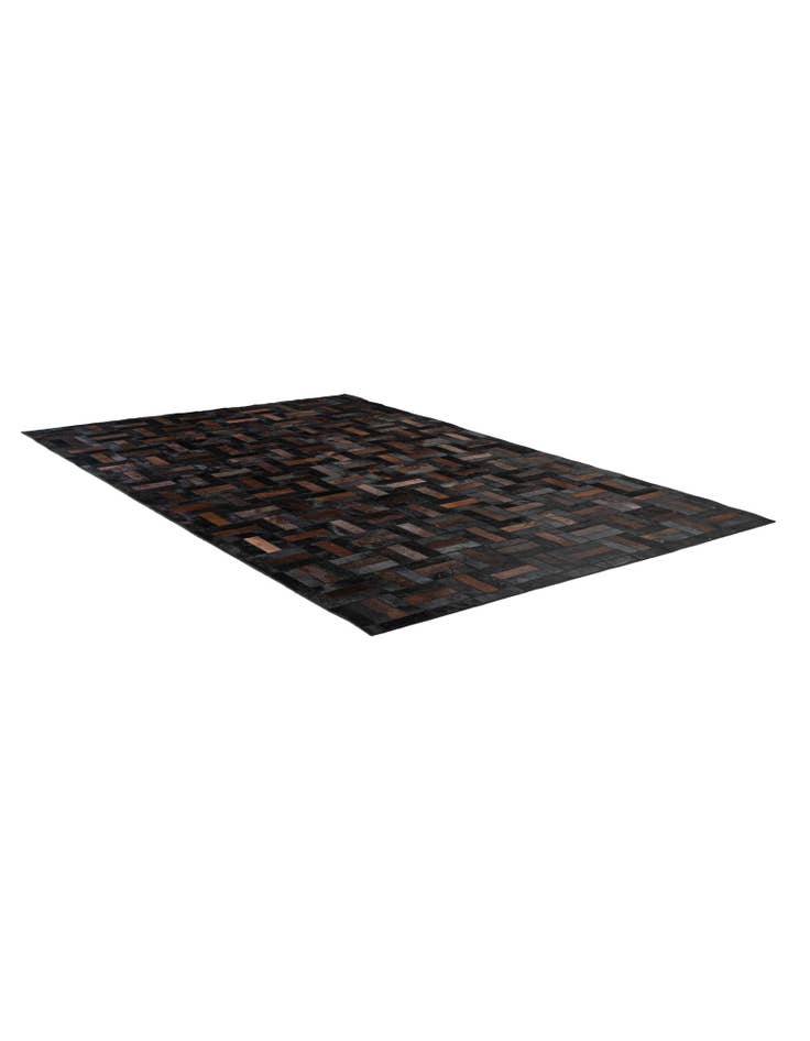 Detail image of 5' 3 x 8' 2 Cowhide - Patchwork Rug