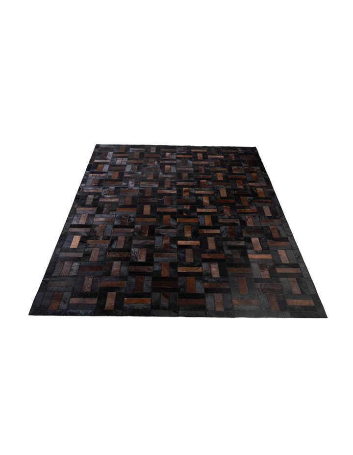 5' 3 x 8' 2 Cowhide - Patchwork Rug