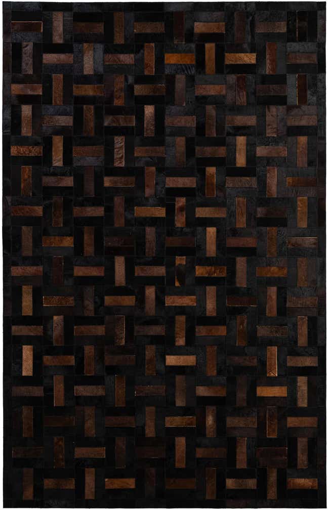 5' 3 x 8' 2 Cowhide - Patchwork Rug