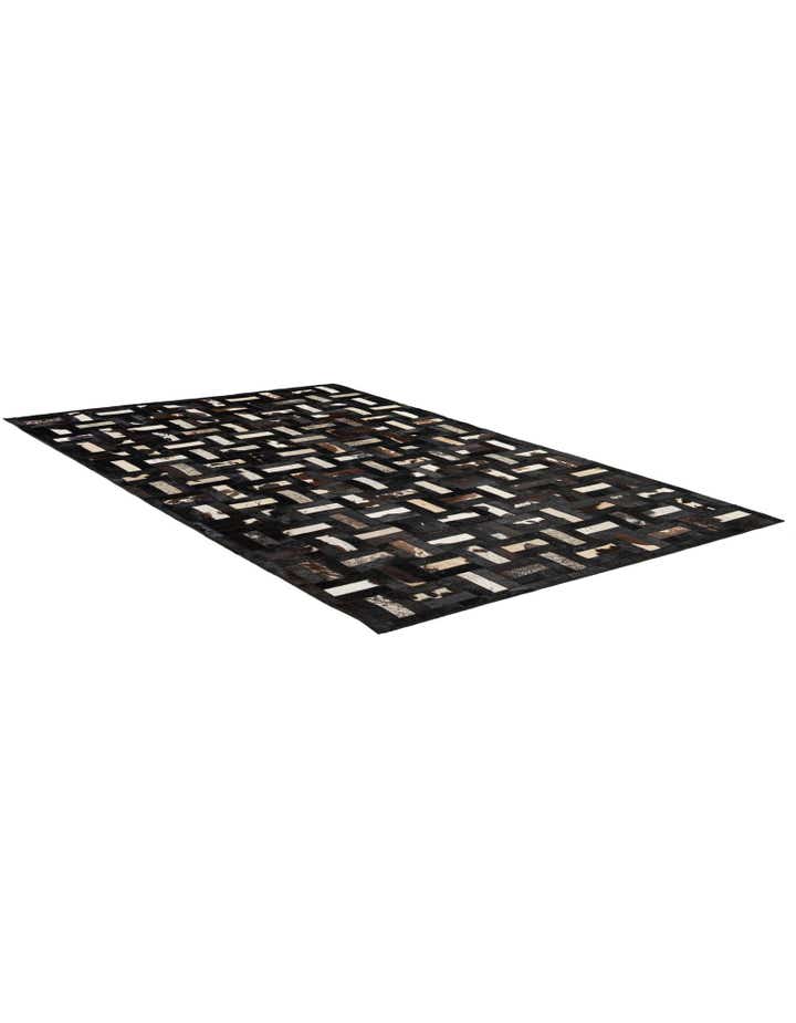 5' 3 x 8' 1 Cowhide - Patchwork Rug