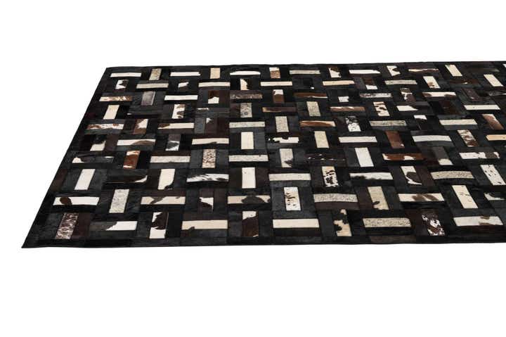 5' 3 x 8' 1 Cowhide - Patchwork Rug