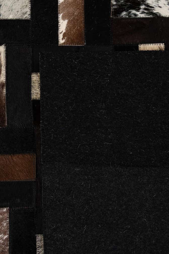 5' 3 x 8' 1 Cowhide - Patchwork Rug