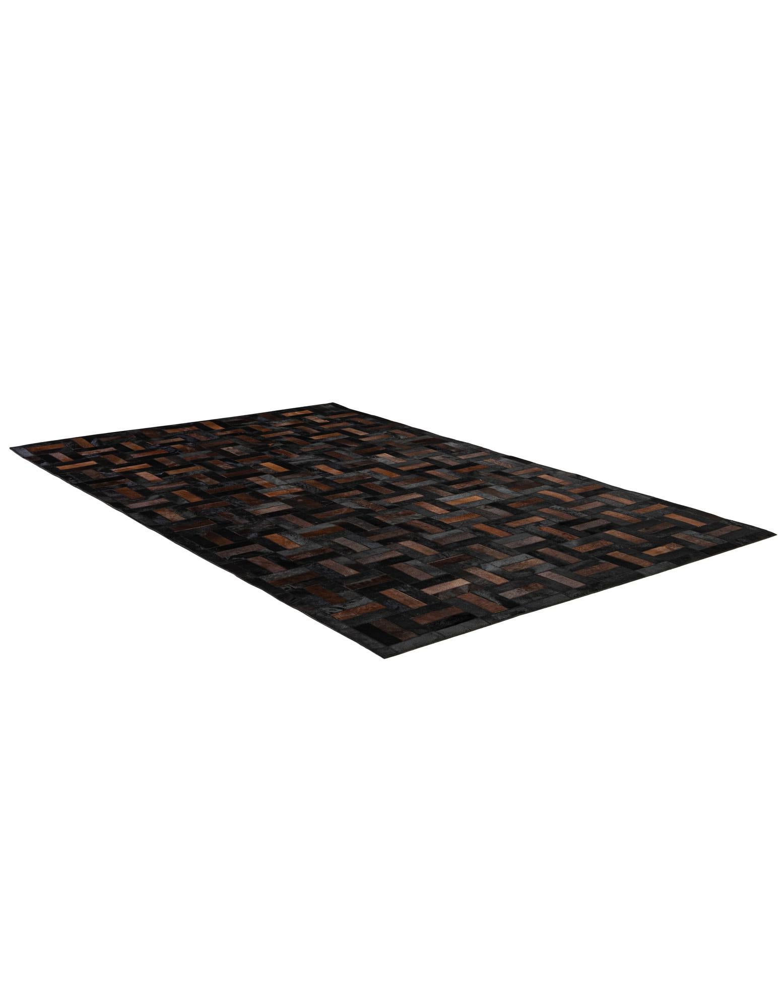 5' 3 x 8' 2 Cowhide - Patchwork Rug
