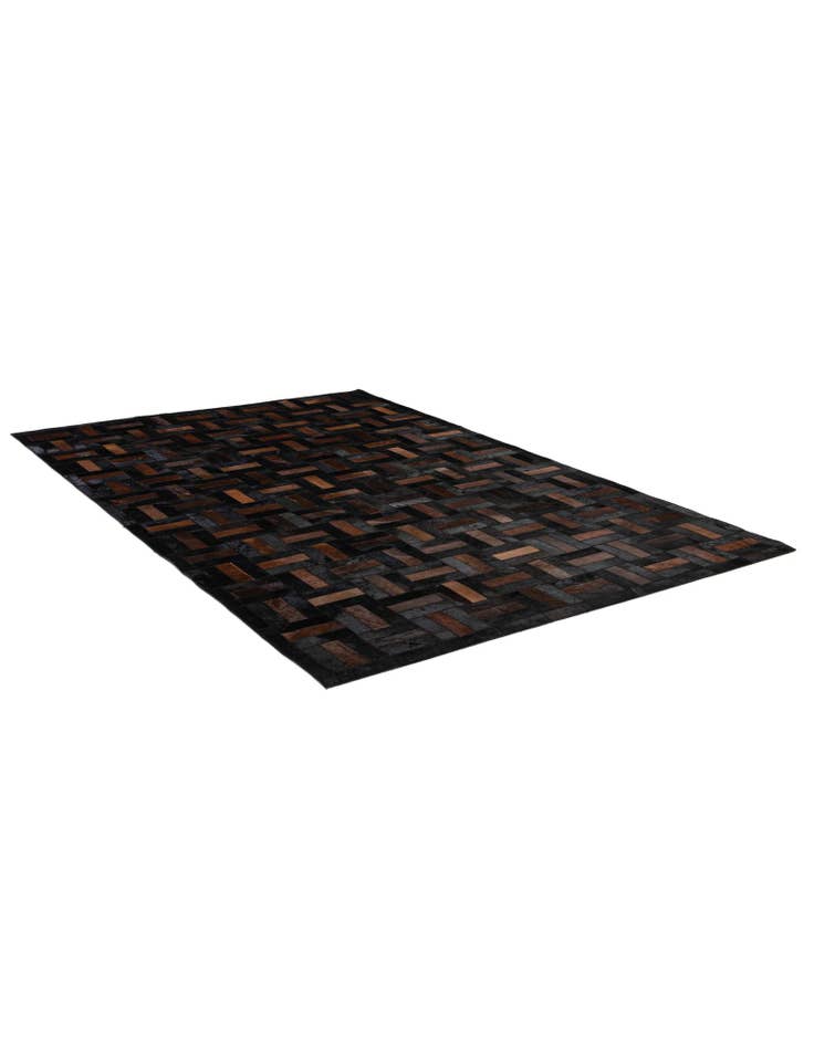 Detail image of 5' 3 x 8' 1 Cowhide - Patchwork Rug