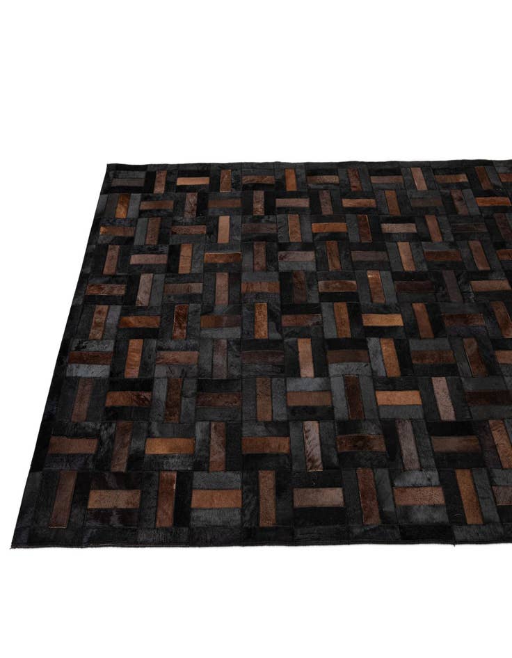 Detail image of 5' 3 x 8' 1 Cowhide - Patchwork Rug