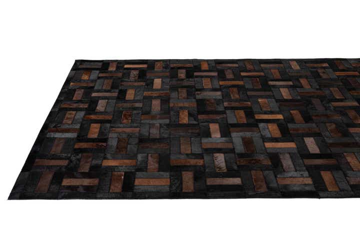 5' 3 x 8' 1 Cowhide - Patchwork Rug