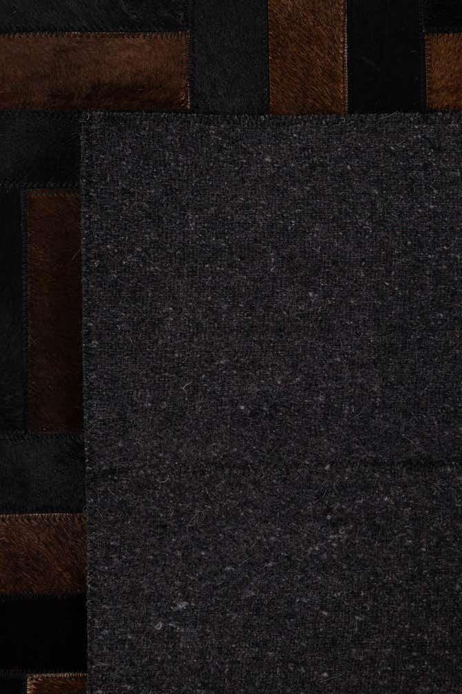 5' 3 x 8' 1 Cowhide - Patchwork Rug