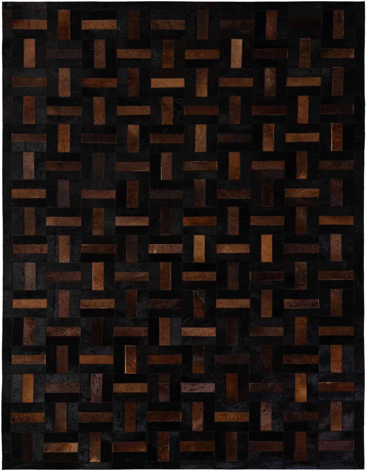Primary image 5' 3 x 8' 1 Cowhide - Patchwork Rug