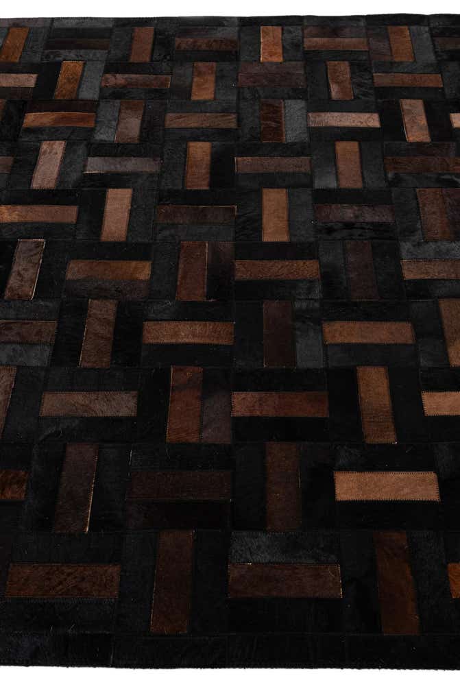 5' 2 x 8' 1 Cowhide - Patchwork Rug