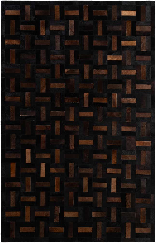5' 2 x 8' 1 Cowhide - Patchwork Rug