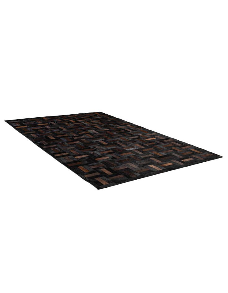 Detail image of 5' 3 x 8' 2 Cowhide - Patchwork Rug