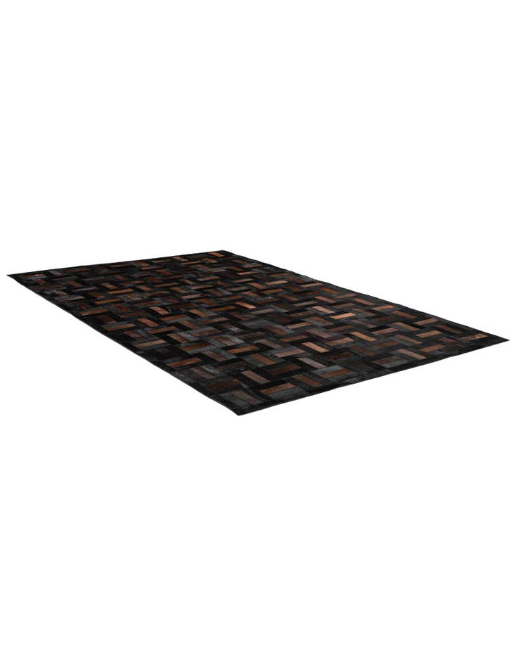 Detail image of 5' 3 x 8' 1 Cowhide - Patchwork Rug