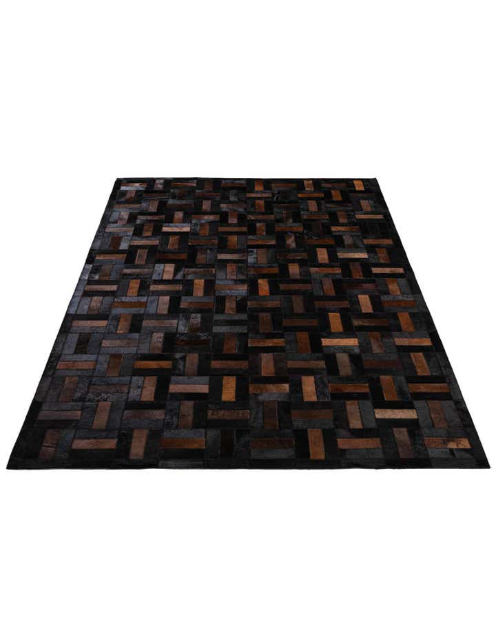 5' 3 x 8' 1 Cowhide - Patchwork Rug