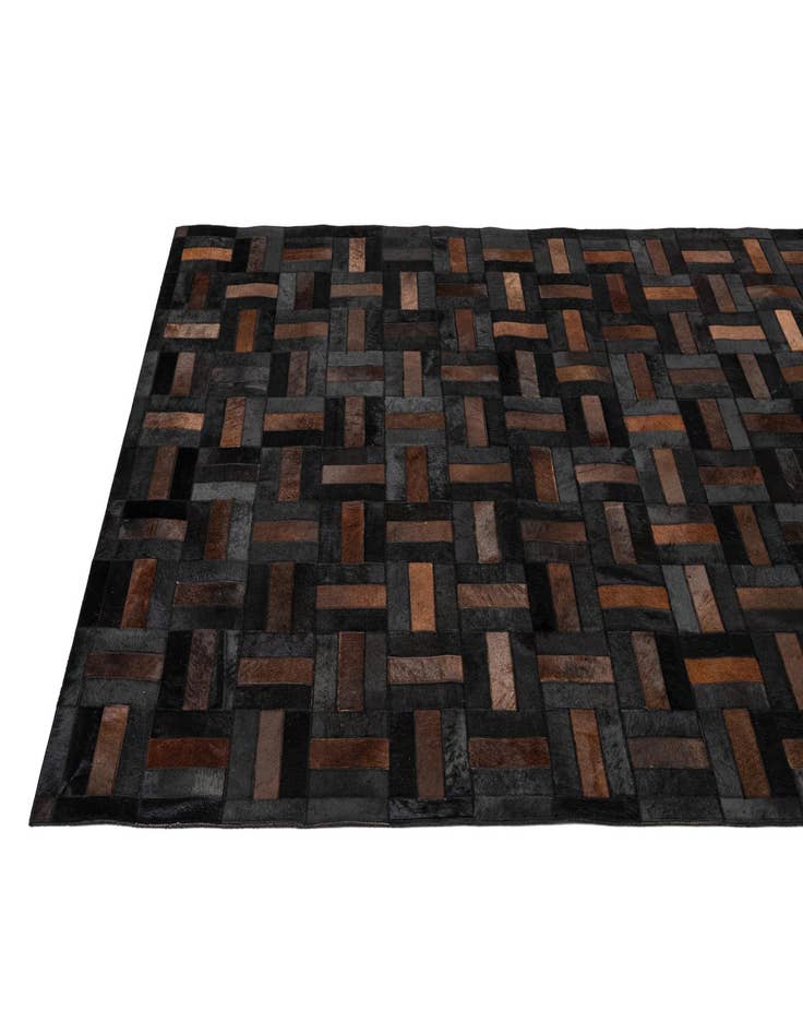 Detail image of 5' 3 x 8' 1 Cowhide - Patchwork Rug